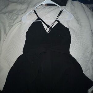 Elegant Black Women's Dress